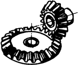 齒輪基本術語錐齒輪、準雙曲面齒輪及其齒輪副