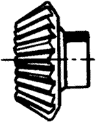齒輪基本術語錐齒輪、準雙曲面齒輪及其齒輪副