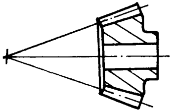 錐齒輪和準雙曲面齒輪術語點、曲線和曲面