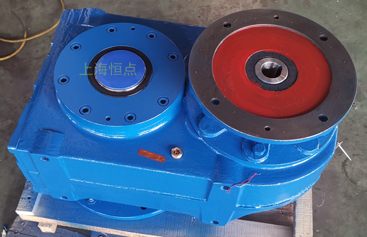 FAF107減速機 輸入配電機圓法蘭端蓋 輸出通孔+法蘭 -上海恒點