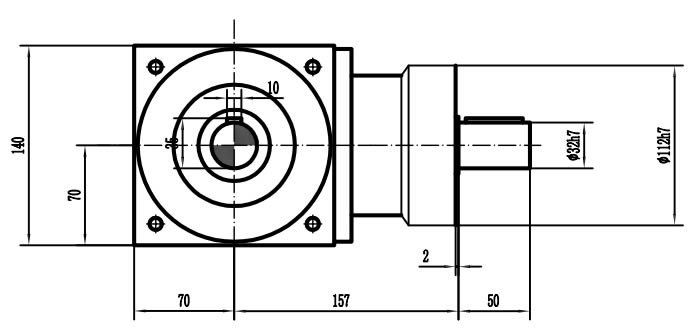HD14-1：1-E外形安裝尺寸圖2